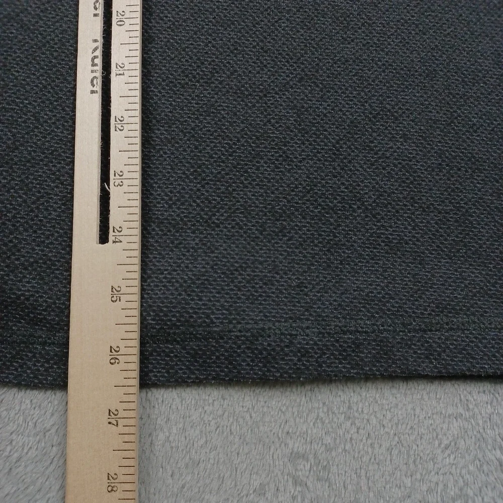North Face Sweater Mens Large Gray 1/4 ZIp Fleece Pullover Outdoor